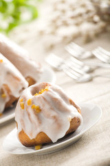 Easter cake with frosting