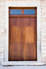 Obraz na płótnie Canvas Traditional wooden doors