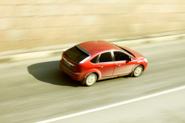 Obraz premium speed car drive