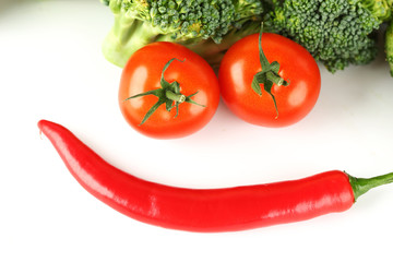 vegetable smile