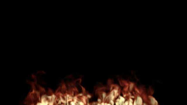 Fiery background - realistic fire