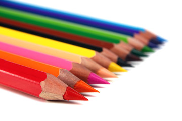 crayons coloured pencils