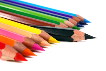 crayons coloured pencils