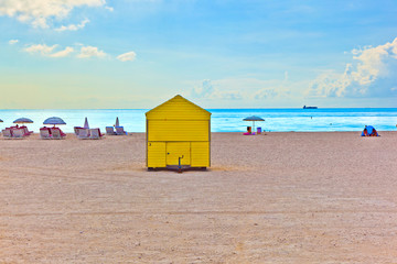 beachlife at the white beach in South Miami