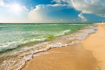 Fototapeta na wymiar Beach w Miami, Floryda