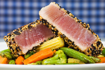 Yellow tuna meal fish