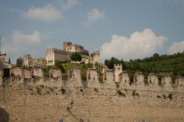 Soave, castle and walled city