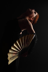 Woman with a Fan