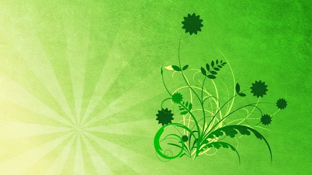 Flourish background with copy space on the left