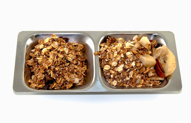 Close-up of muesli .