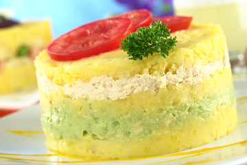 Peruvian dish called Causa