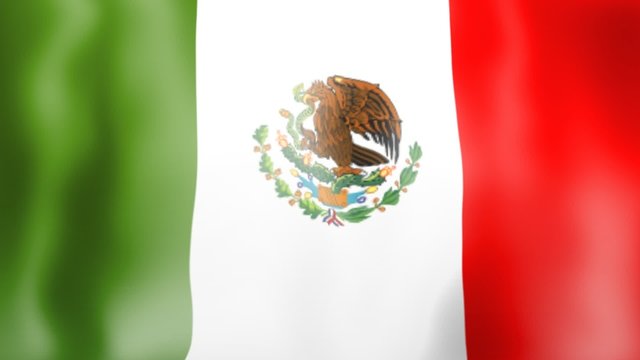 mexican waving flag
