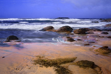 coastal landscape, sunrise