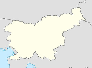 Obraz premium Slovenia map