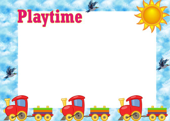 Obraz premium Summer Kids Photo Frame