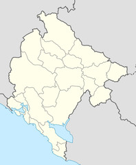 Montenegro map