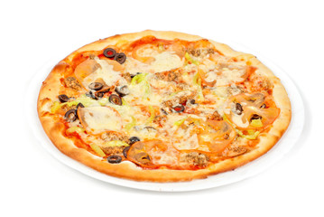 seafood pizza