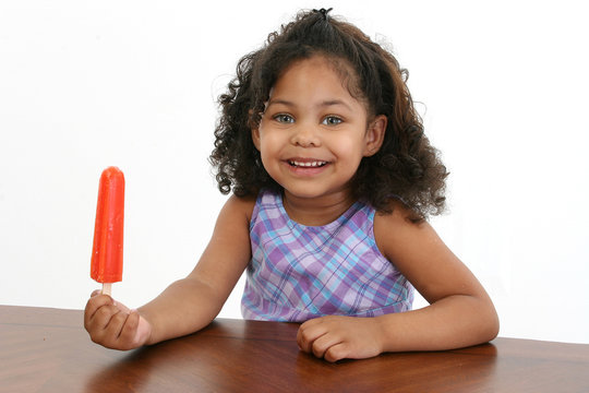 Little Girl with Icepop
