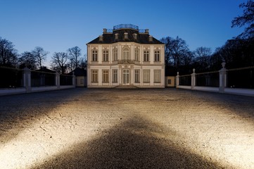 Nachtaufnahme Schloss Falkenlust