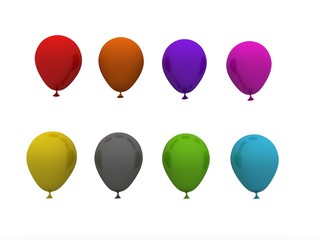 Colorful Celebration Balloons