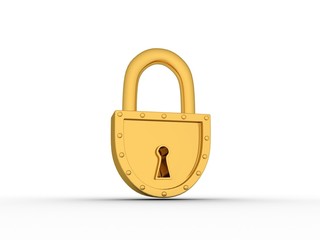 Fancy Golden Lock