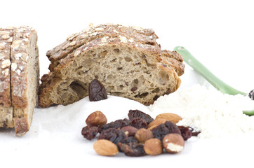 tranche de pain au céréales