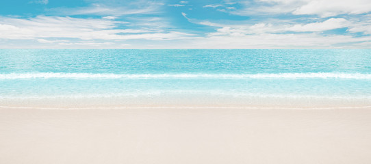 Fototapeta na wymiar Tropical beach and ocean