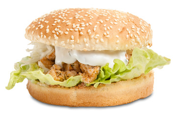 Hamburger with gyros