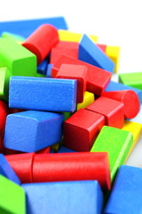 Wooden building blocks