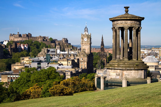 Edinburgh Summer City and Castle View