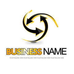 logo business lux, lusso de lux , nero