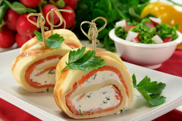 Lachs-Pfannkuchen