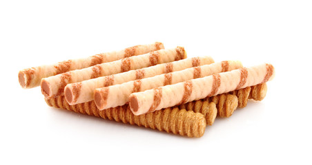 wafer rolls with chocolate