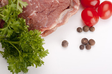 Raw meat