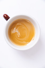 Espressotasse von oben