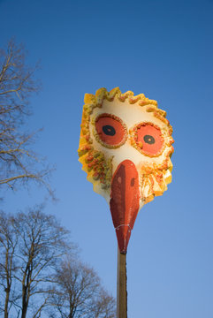 Mardi Gras bird mask
