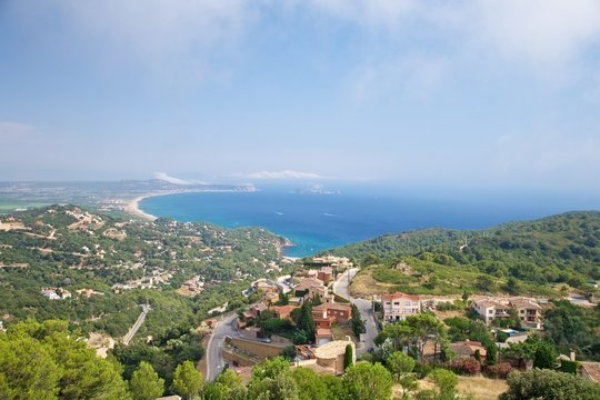 coastline from Begur