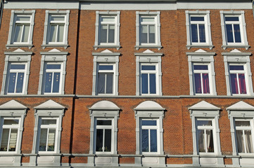 Fototapeta na wymiar Jugendstilgebäude in Kiel, Deutschland