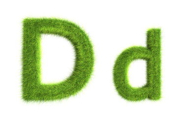 Grass letters