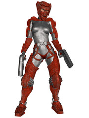 Futuristic Battle Suit