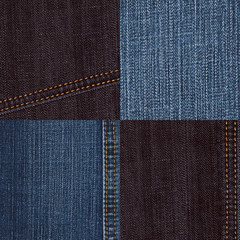 Denim texture set
