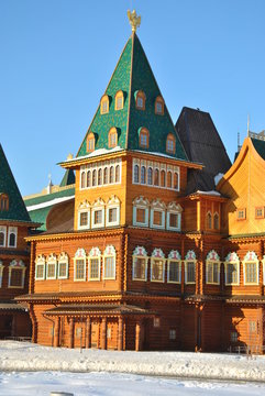 Деревянный дворец Царя Алексея Михайловича в Москве.