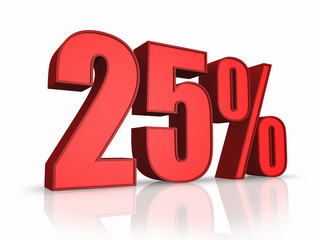 Red Twenty Five Percent