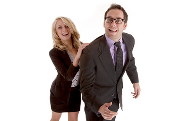 happy business people