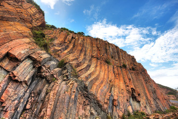 Hong Kong Geographical Park, the force of nature, folding and na