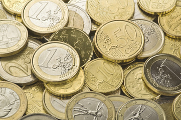 Euro Coins Stacked - Euro Monete in Pila