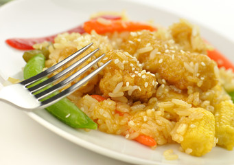 sesame orange chicken