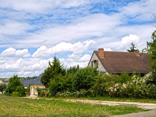 Fototapeta na wymiar Rural House in Amboise