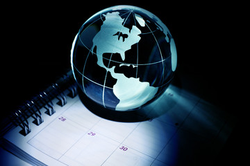 Globe and Calendar