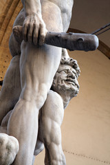 Italien, Toskana Florenz, Statue auf der "Piazza della Signoria"